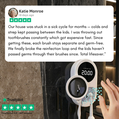 Uv toothbrush cleaner