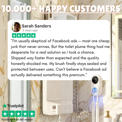 Uv toothbrush cleaner