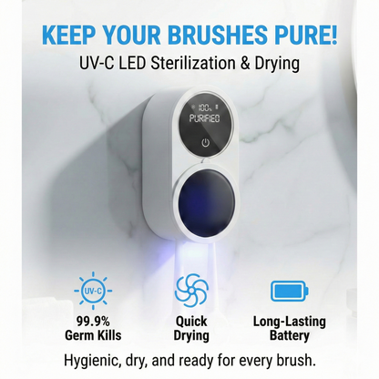 Uv toothbrush cleaner
