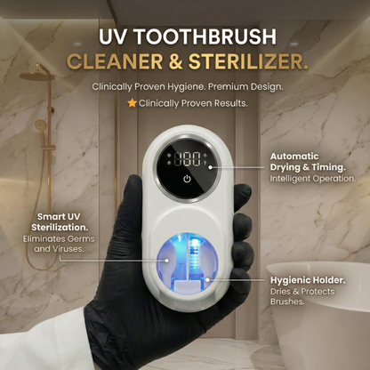 Uv toothbrush cleaner